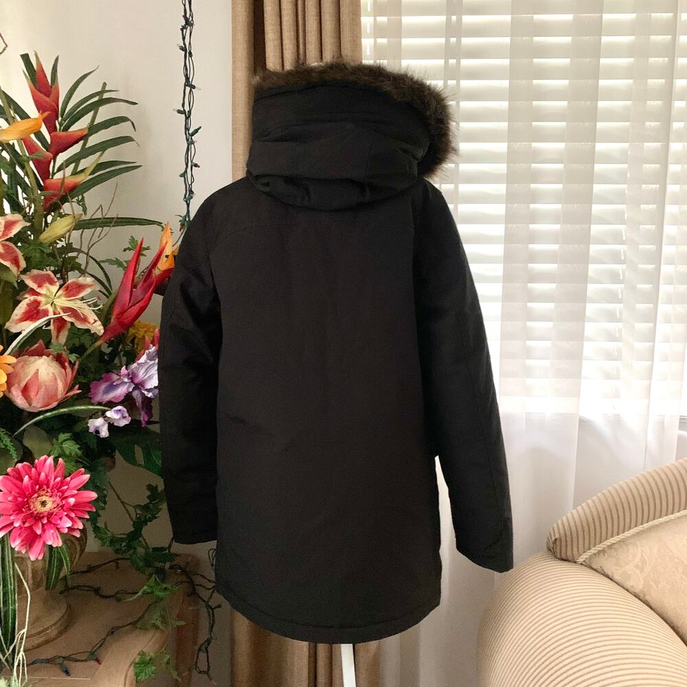 Uniqlo Ultra Warm Hybrid Down Coat in Black - Picture 7 of 14